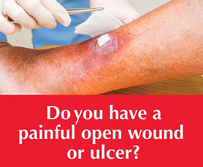 Painful Open Wound or Ulcer Australian Clinical Trials